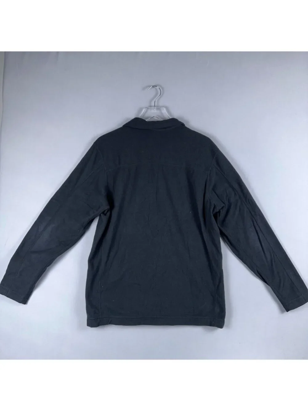 Patagonia Black Pullover Jacket Size Large Quarter-Zip Fleece Accenture Logo